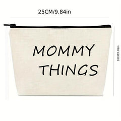 Mommy & Baby Canvas Pouch Set - Travel cases for moms