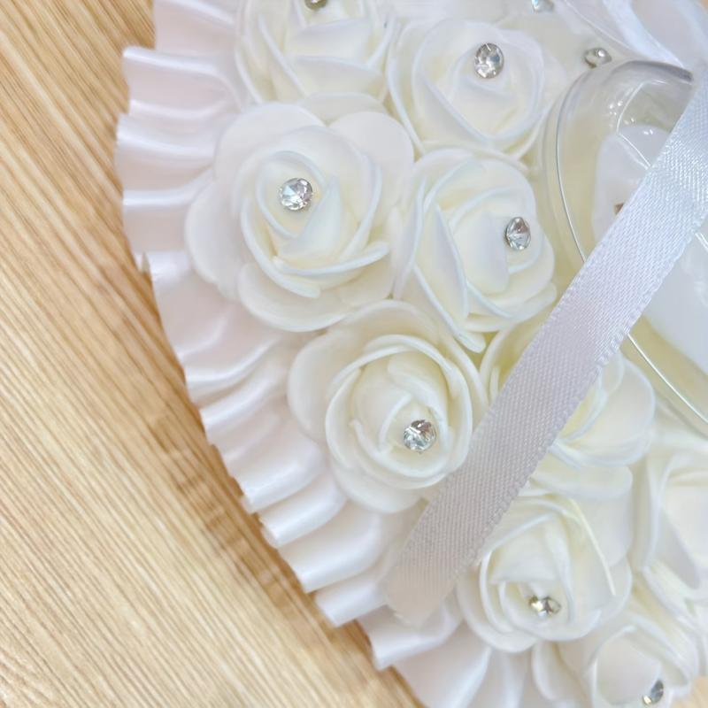 Wedding Ring Pillow Rose Ring Box Wedding Ring Storage