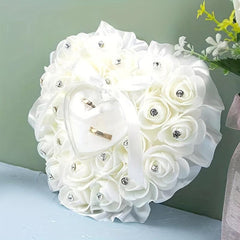 Wedding Ring Pillow Rose Ring Box Wedding Ring Storage