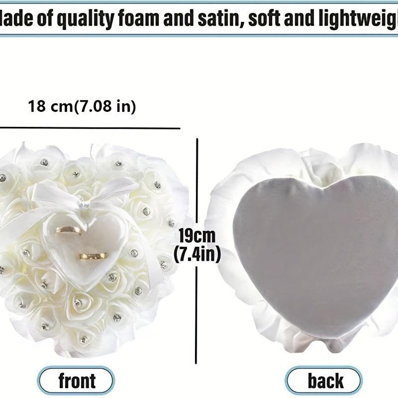 Wedding Ring Pillow Rose Ring Box Wedding Ring Storage