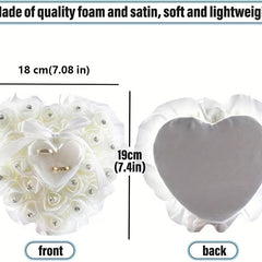 Wedding Ring Pillow Rose Ring Box Wedding Ring Storage