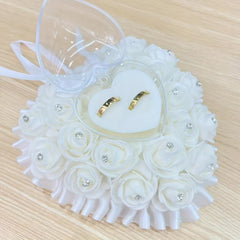 Wedding Ring Pillow Rose Ring Box Wedding Ring Storage