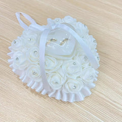 Wedding Ring Pillow Rose Ring Box Wedding Ring Storage