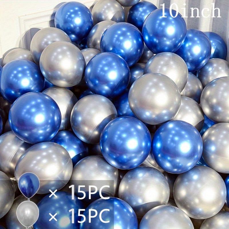 30pcs 10in Metal Latex Confetti Balloons Matte Helium Globos Party Decor