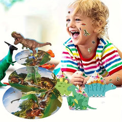 Jungle Safari Dinosaur Cupcake Stand 3 Tier for Boys Birthday Party