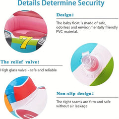 Inflatable Pool Float Seat Boat Swimming Ring Toy Water Toys