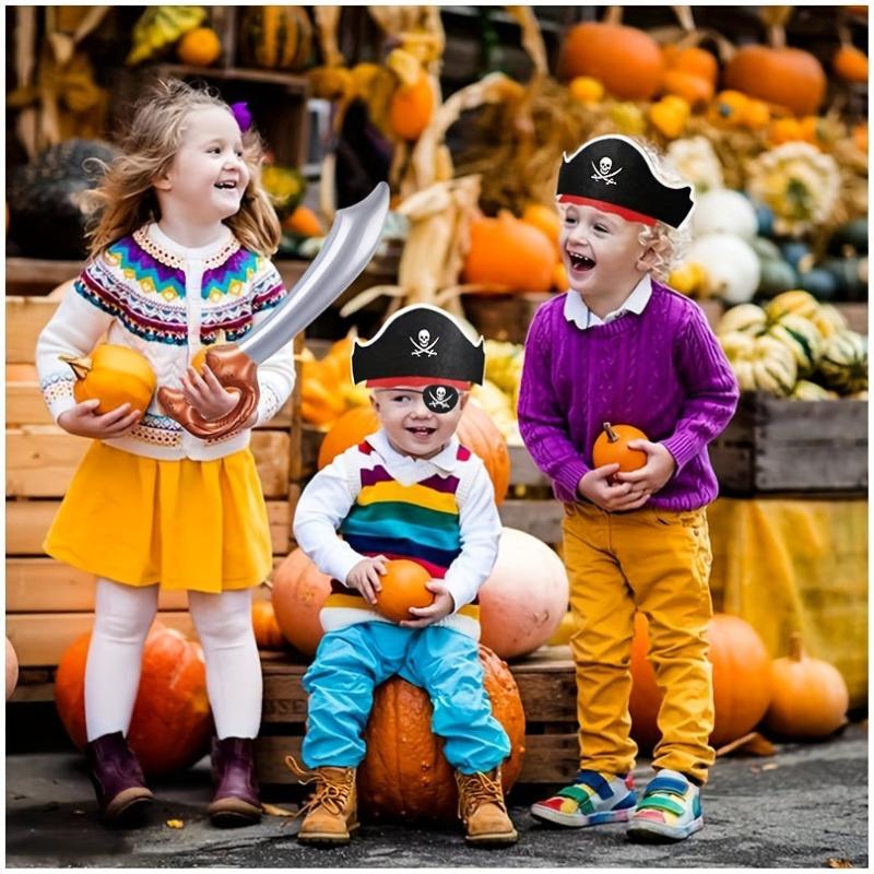 Pirate Party Favors Set - Hat, Eye Patch, Swords