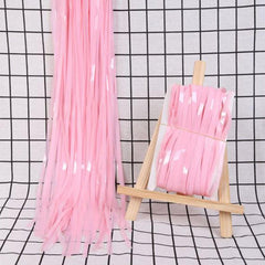 Macaron Pink Rain Curtain Party Background Decoration