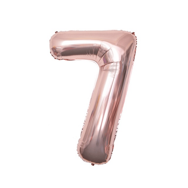 32 Inch Rose Gold Number Balloon 0-9 Birthday Anniversary Party Decoration