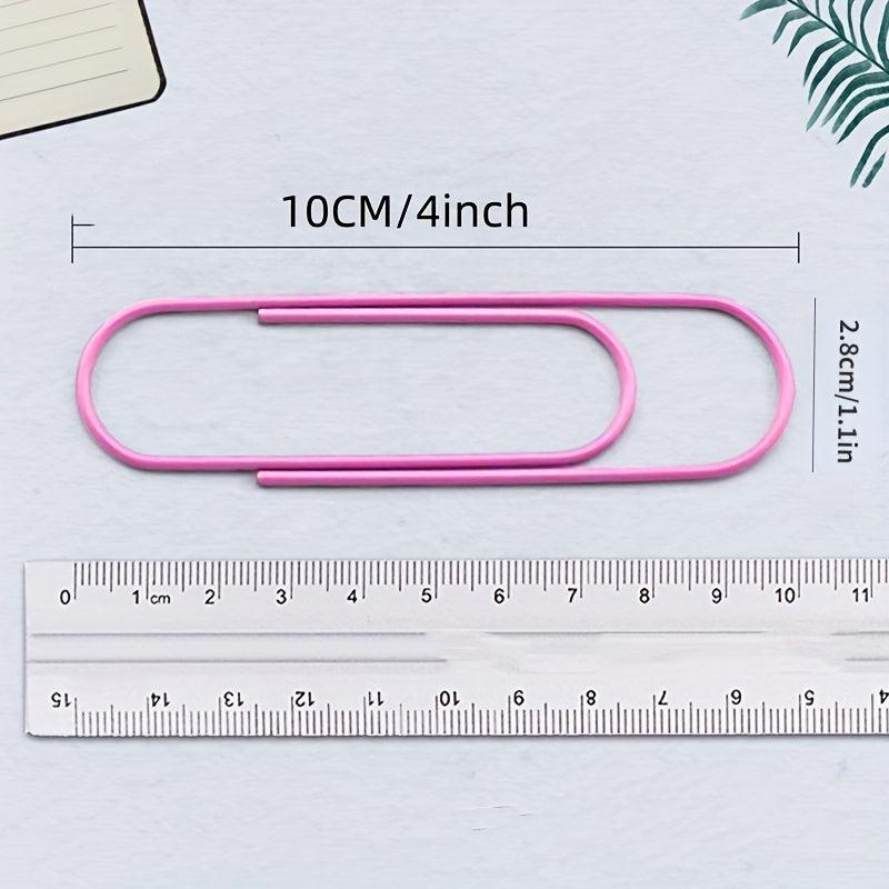 5/12pcs Multicolor Jumbo Paper Clips 100mm Large Paperclips