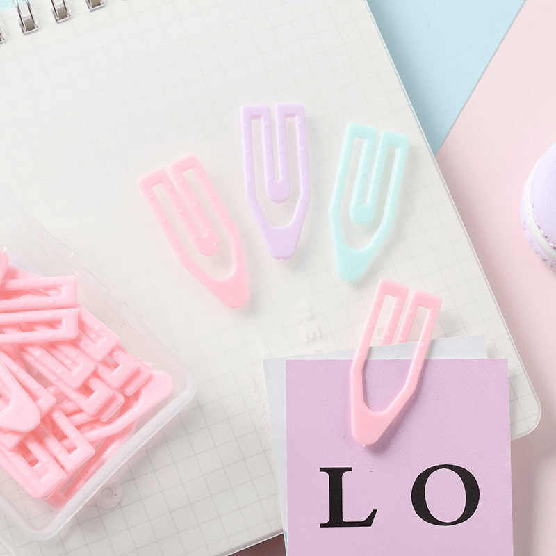 Decorative Pastel Clips for Home, Office, Work or Weddings