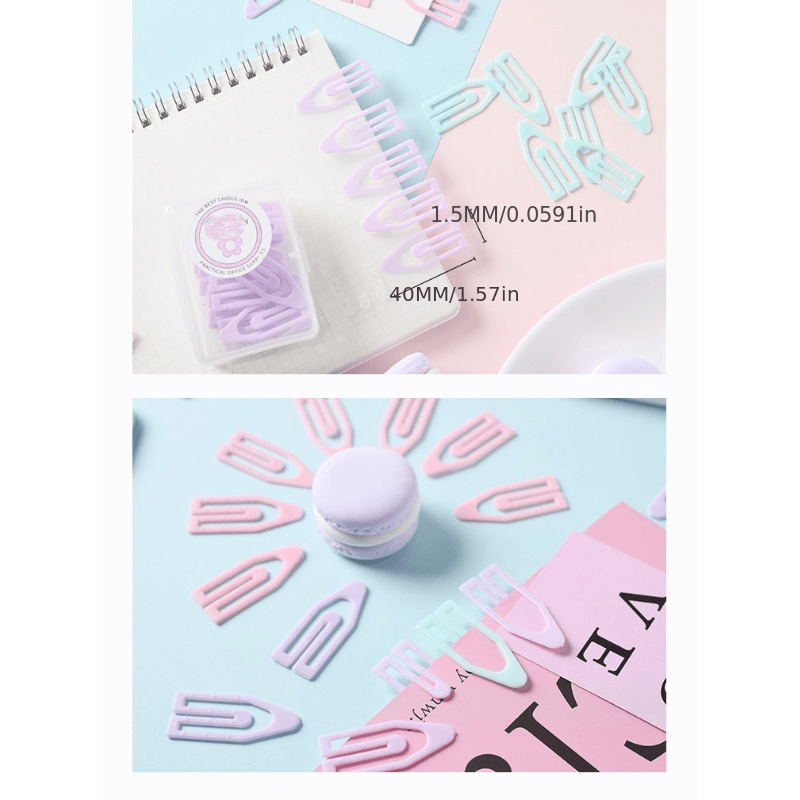 Decorative Pastel Clips for Home, Office, Work or Weddings