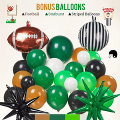 Sports Balloon Garland Kit - Brown Tan Baby Shower Decorations