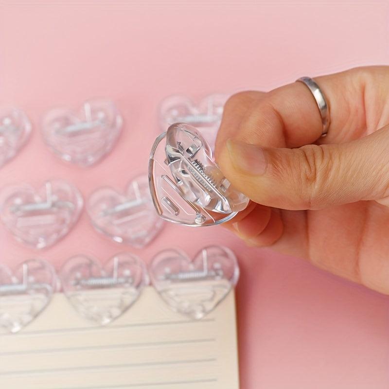 Girl Love Heart Mini Decoration Photo Clip Student Test Paper Folder
