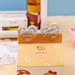 Girl Love Heart Mini Decoration Photo Clip Student Test Paper Folder