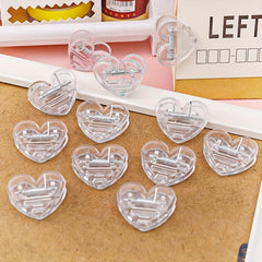 Girl Love Heart Mini Decoration Photo Clip Student Test Paper Folder