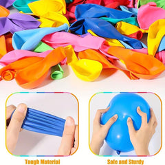 120pcs 30 48 Cm Colorful Rainbow Latex Balloons for Parties & Weddings