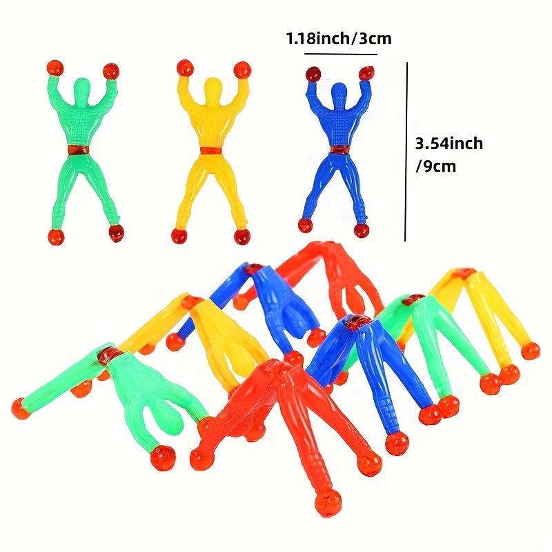 10pcs Wall Climbers Sticky Climbing Toys