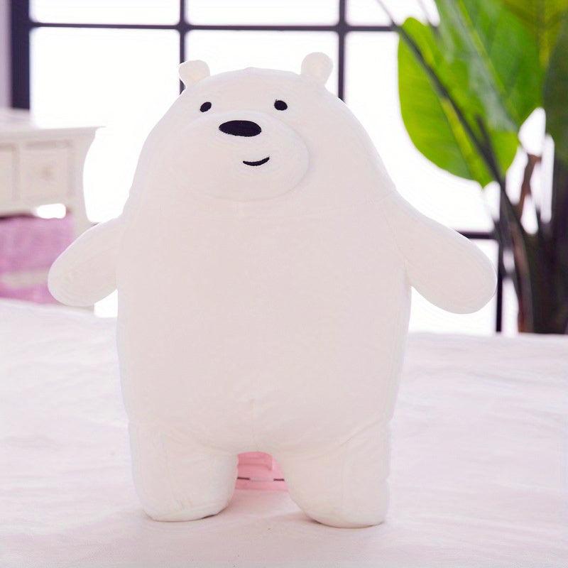 Cuddly Nude Bear Pillow Doll for Sleeping & Gifting
