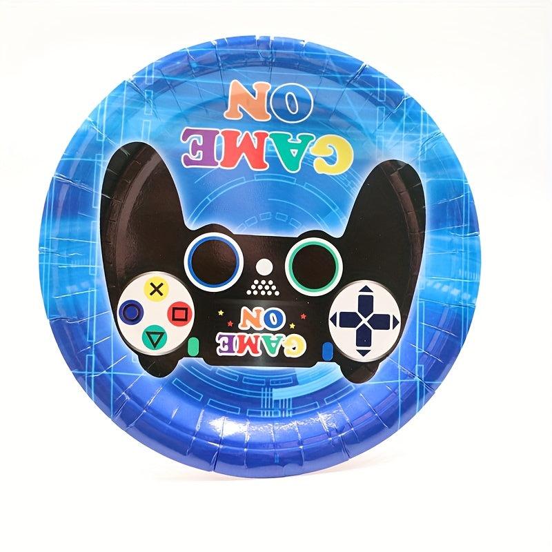 Video Game Party Tableware Set for 24 Guests