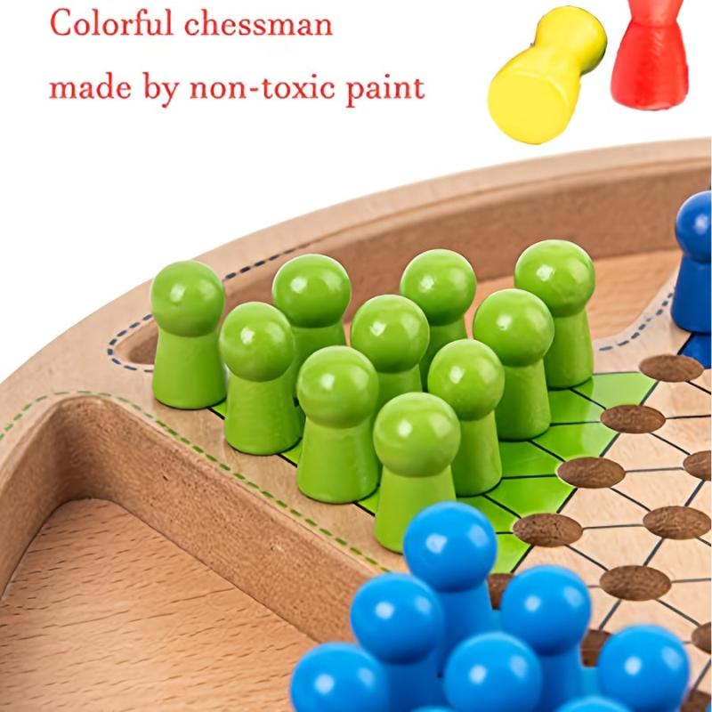 Chinese Checkers & Gobang 2 In 1 Board Game