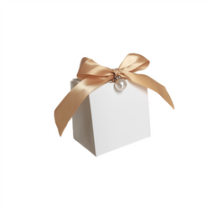 50pcs Solid Candy Box Small Gift Packaging Box With Ribbon - Party Favor