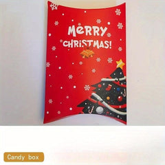 Festive Christmas Ghost Candy Pillow Box for Parties