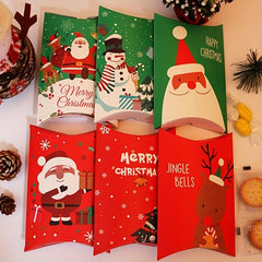 Festive Christmas Ghost Candy Pillow Box for Parties