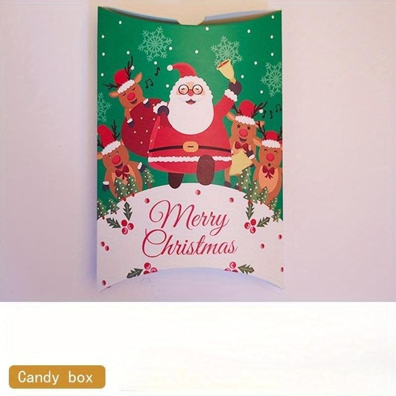 Festive Christmas Ghost Candy Pillow Box for Parties