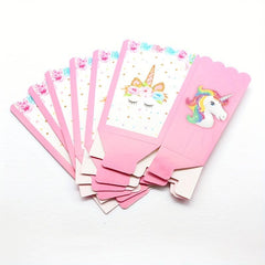 12pcs Unicorn Popcorn Box Treat Container