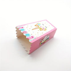 12pcs Unicorn Popcorn Box Treat Container