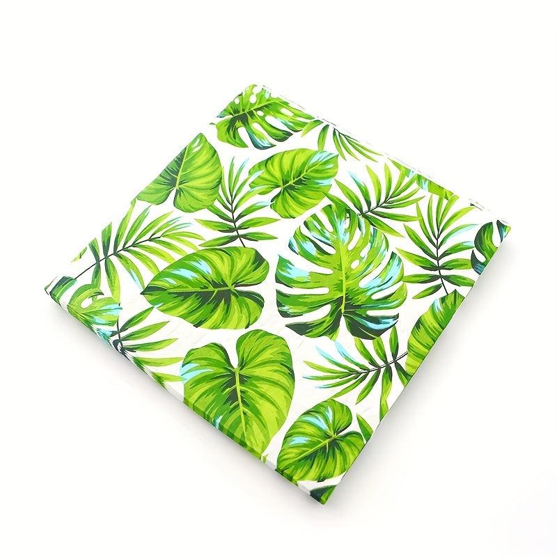 Tropical Palm Leaf Party Tableware Supplies 8 Guests Set