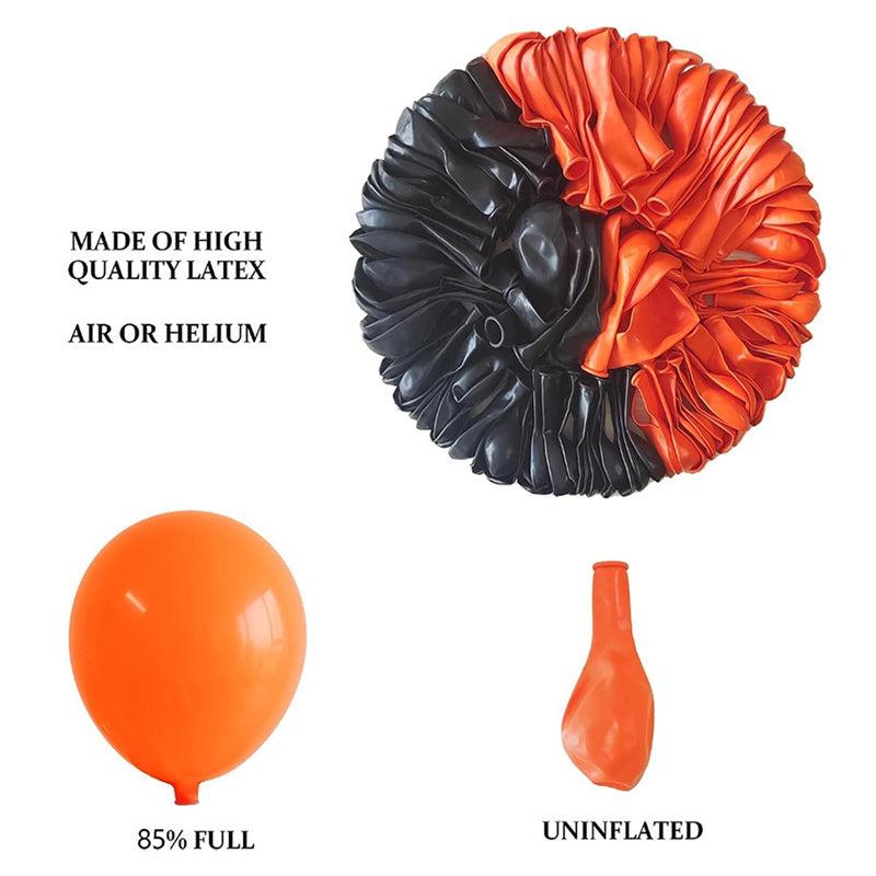 136pcs Basketball Balloon Set Orange Balloon Chain Boys' Birthday Party