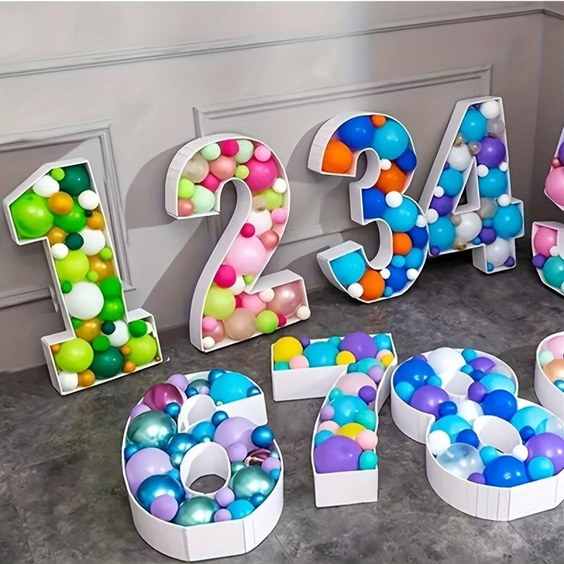 1pc 73cm 19 Balloon Number Board Birthday Balloon Filling Box
