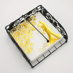 20pcs Wedding Napkins Cocktail Mr & Mrs Golden Bride And Groom Napk