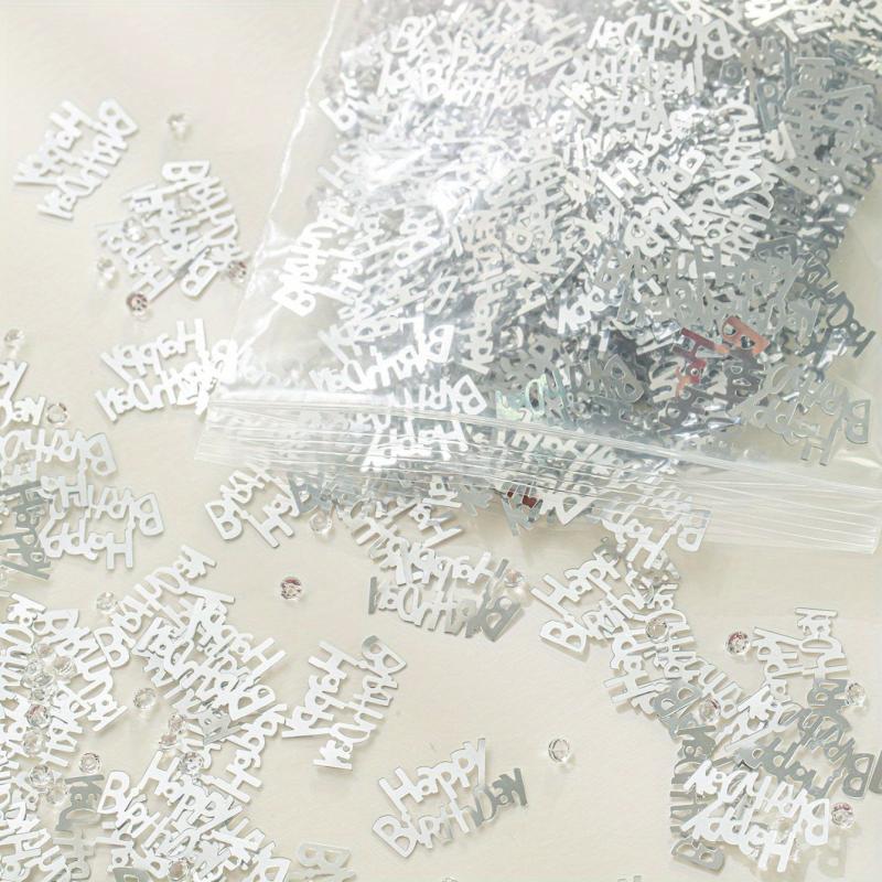 Happy Birthday Drilling Confetti Desktop Sanding Decoration