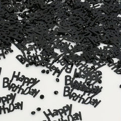 Happy Birthday Drilling Confetti Desktop Sanding Decoration