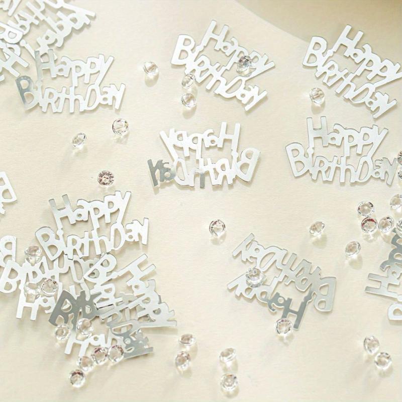 Happy Birthday Drilling Confetti Desktop Sanding Decoration