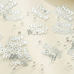 Happy Birthday Drilling Confetti Desktop Sanding Decoration