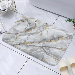 Marble Memory Foam Non-slip Bath Rug Absorbent Bathroom Floor Mat
