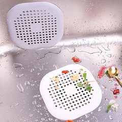 Silicone Shower Drain Hair Catcher Kitchen Sink Strainer