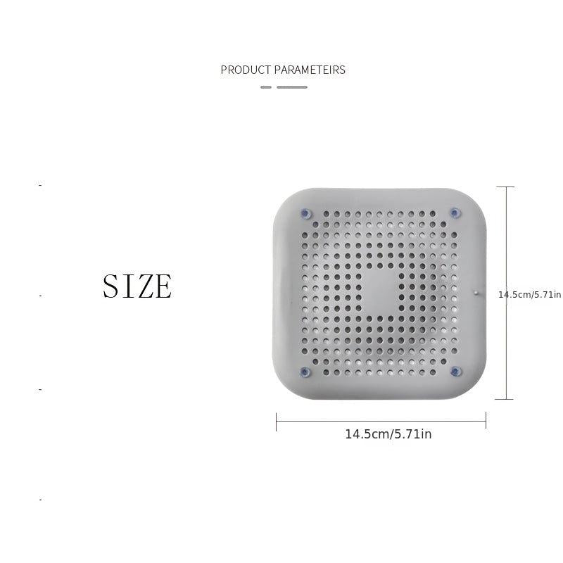 Silicone Shower Drain Hair Catcher Kitchen Sink Strainer
