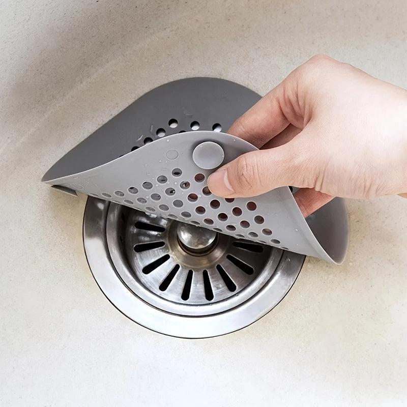 Silicone Shower Drain Hair Catcher Kitchen Sink Strainer