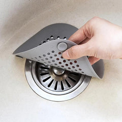 Silicone Shower Drain Hair Catcher Kitchen Sink Strainer
