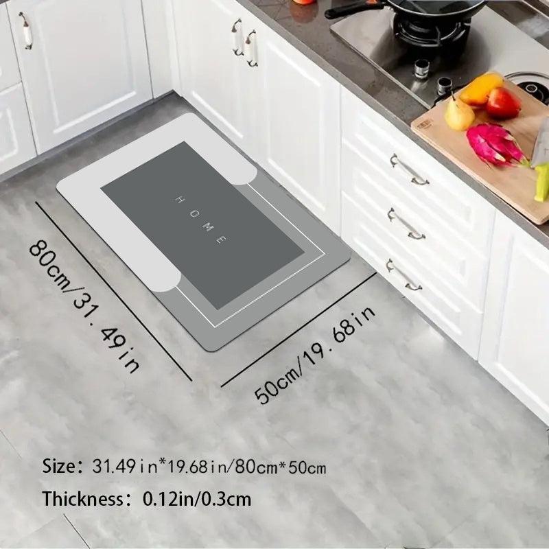 Diatom Mud Floor Mat Non slip Absorbent Mat Doorway Durable Dirty Foot Mat