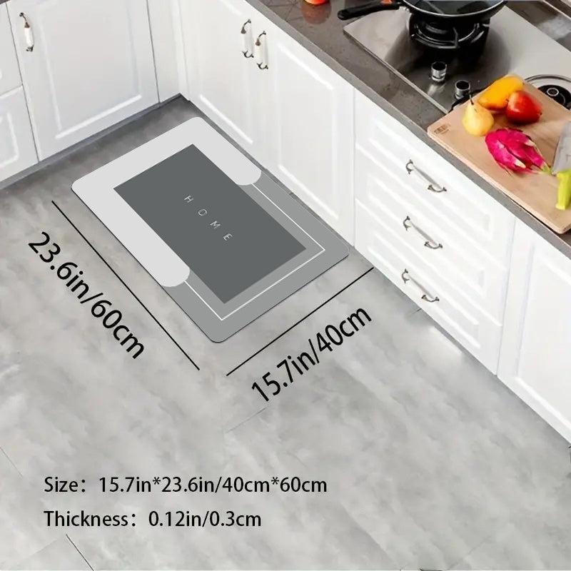 Diatom Mud Floor Mat Non slip Absorbent Mat Doorway Durable Dirty Foot Mat