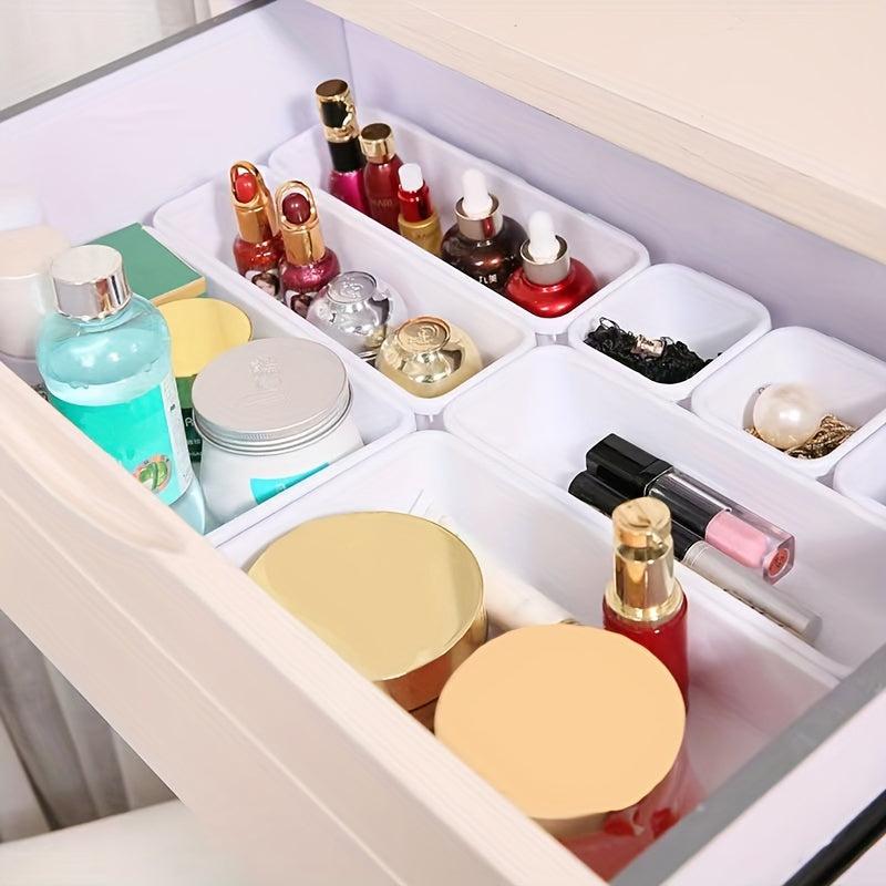 8pcs Drawer Storage Box Organizer dividers for Bathroom Office Kitchen