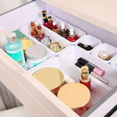 8pcs Drawer Storage Box Organizer dividers for Bathroom Office Kitchen