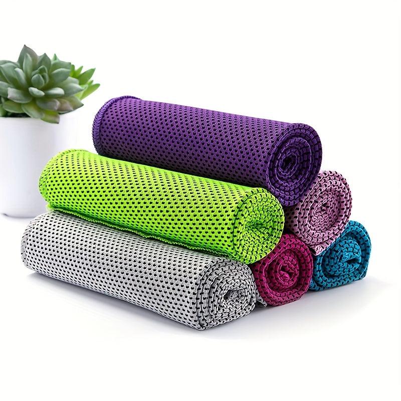 Quick Dry Ice Silk Gym Towel for Outdoor Fitness