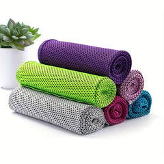 Quick Dry Ice Silk Gym Towel for Outdoor Fitness